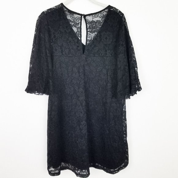 FRANCESCA'S Mya Bell Flutter Sleeve Shift Dress XS - Picture 2 of 7